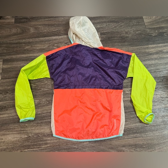 Cotopaxi Teca Technical Windbreaker Neon Orange Purple Yellow Lightweight Small - Picture 2 of 5